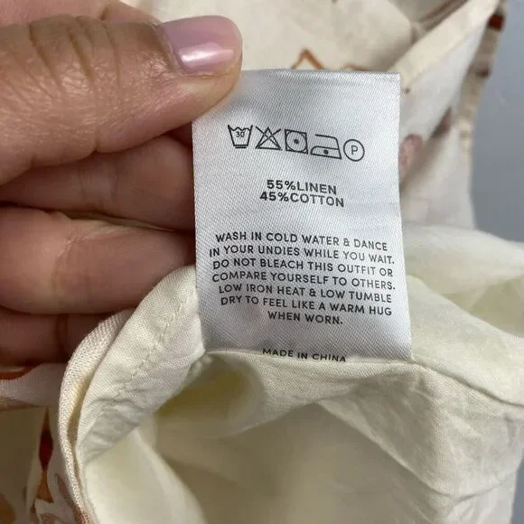 Peppermayo Audrey Linen Blend Slip Mini Summer Dress - Picture 8 of 10